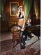 Baci Lingerie Sexy Secretaresse Set Lingerie - S/M - Zwart