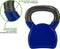 Tunturi Kettlebell - 12 kg - Vinyl - Blauw - Incl. gratis fitness app