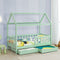 Juskys Marli - Kinderbed - 90 x 200 cm - Inclusief bedlades - Mint