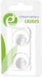 Gembird EG-BA-CR2025-01 - Wegwerpbatterij CR2025 - Lithium 160mAh (2 stuks)