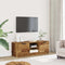vidaXL - Tv-meubel - 102x35x36,5 - cm - bewerkt - hout - oud - houtkleurig