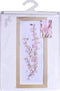 Thea Gouverneur - Borduurpakket met telpatroon - 481A - Voorgesorteerde DMC Garens - Japanse Bloesem - Aida - 80 cm x 27 cm - DIY Kit