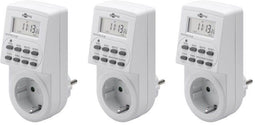 Goobay - Digitale timer - 10 schakelprogramma's - Wit (3 stuks)