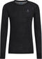 ODLO ACTIVE WARM ECO - Longsleeve Crew Neck - 100% gerecycled polyester - black - matte green (2 stuks)