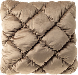 Dutch Decor SOOF - Kussenhoes 45x45 cm - Irish Cream - beige - met rits - zonder binnenkussen