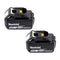 Makita 198116-4 - 18V Li-Ion accu starterset - 2x 6,0Ah - Mbox (2 stuks)