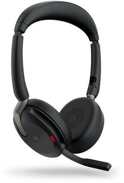 Jabra Evolve2 65 Flex - On Ear Headset - ANC Bluetooth met Ladepad - Zwart