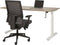 Bureau Teez Slinger zit/zit verstelbaar breed 140CM diep 80CM bladkleur Speciale Kleur framekleur Antraciet (Ral 7016)