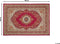 KARAMAN - Laagpolig vloerkleed - Rood - 160 x 230 cm - Polyester
