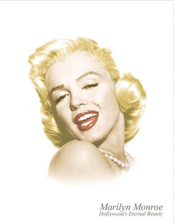Metalen Retro Bord Marilyn Monroe