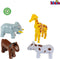 Klein Toys Early Steps magnetische dierenpuzzel - 4 dieren - 16-delig - multicolor