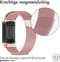 imoshion Milanees magnetisch bandje - Geschikt voor Fitbit Charge 6, Charge 5 - Roze - S