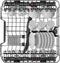 Bauknecht B6B D841A X - Half Geïntegreerde Vaatwasser - 14 couverts - RVS