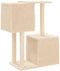 vidaXL - Kattenmeubel - met - sisal - krabpalen - 86 - cm - donkergrijs