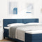 vidaXL - Hoofdbord - Met - Knopen - Tufted - Blauw - 180 - cm