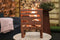 RedFire – Madison - Handmade - Bruin - Staal – Vuurschaal - Vuurkorf – 38 x 23 x 50 (LxBxH)- Cortenlook – Terrasverwarming – Sfeerhaard