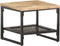 vidaXL - Bijzettafel - 40x40x35 - cm - massief - mangohout