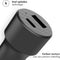 iMoshion Autolader Snellader USB C / USB A 20 Watt - Universele Auto oplader Geschikt voor - Zwart