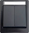 N & L 27612 Compleet Opbouw spatwaterdicht Zwart 1 stuk(s)