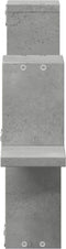 vidaXL - Wandschap - 104,5x10x43 - cm - bewerkt - hout - betongrijs