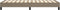 vidaXL - Bedframe - zonder - matras - 90x190 - cm - stof - taupe
