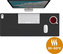 TTD® Verwarmde Muismat - Bureau Onderlegger 30-50°C - Waterdicht - 5 Warmtestanden