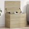 vidaXL - Opbergbox - 60x42x46 - cm - bewerkt - hout - sonoma - eikenkleurig