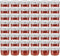 vidaXL - Jampotten - met - wit - met - rode - deksels - 24 - st - 110 - ml - glas