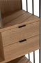 J-Line kast Verschillende Compartimenten - hout/metaal - naturel