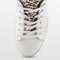 PS Poelman Esquimo - Dames Quilted Leren Sneakers - Leopard Print - Wit (39)