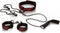 CalExotics - Scandal Submissive Kit - Bondage / SM Collar and leash Zwart