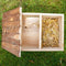 ProGarden - Egelhuisje - 34x28x22 - cm - hout - met - boomschors