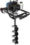 Scheppach Grondboor EB2000 - Benzine 52cc 1,97pk - incl. 3 boren Ø 100 mm 150 mm 200 mm - Boorlengte 80cm