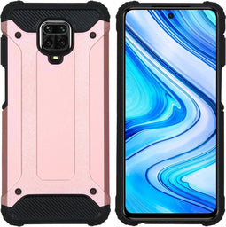 iMoshion Hoesje Geschikt voor Xiaomi Redmi Note 9 Pro / Redmi Note 9S Hoesje - iMoshion Rugged Xtreme Backcover - Rosé