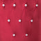 vidaXL - Eetkamerstoel - met - armleuningen - fluweel - rood