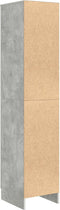 vidaXL - Buffetkast - Beton - grijs - MDF - met - betonlook - laminaat - Standaard