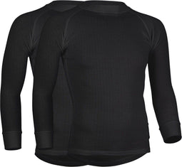 Avento Thermoshirt - Lange Mouw - Heren - Zwart - Set van 2