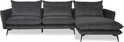 Feel Furniture - Elin – Hoekbank Rechts – Stormgrijs