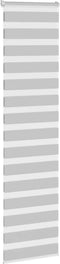 vidaXL - Zebra - rolgordijn - 60x200 - cm - stofbreedte - 55,9 - cm - lichtgrijs