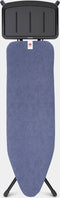 Brabantia Strijkplank B - met Stoomunithouder - 124 x 38 cm - Denim Blue
