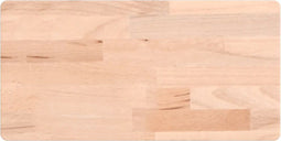 vidaXL - Wandschap - 40x20x2,5 - cm - massief - beukenhout