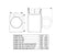 Hisense WD5S1045BB - Was-droogcombinatie - 10.5 kg - 1400 tpm - Zwart
