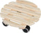 Esschert Design Ronde Houten Plantentrolley 28.7x28.8x8.3 cm