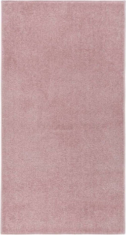 vidaXL - Vloerkleed - kortpolig - 80x150 - cm - roze