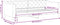 vidaXL - Slaapbank - 90x200 - cm - stof - donkergrijs