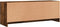 vidaXL - Tv-meubel - 102x30x37,5 - cm - bewerkt - hout - gerookt - eikenkleurig