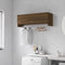 vidaXL - Kledingkast - 100x32,5x35 - cm - bewerkt - hout - bruin - eikenkleur