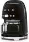 SMEG DCF02BLEU - Filterkoffiemachine - 10 koppen - Warmhoudfunctie - Zwart