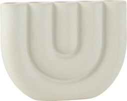 J-Line Kaarsenhouder Boog 5Kaars Keramiek Wit