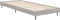 vidaXL - Bedframe - bewerkt - hout - grijs - sonoma - eikenkleurig - 75x190 - cm